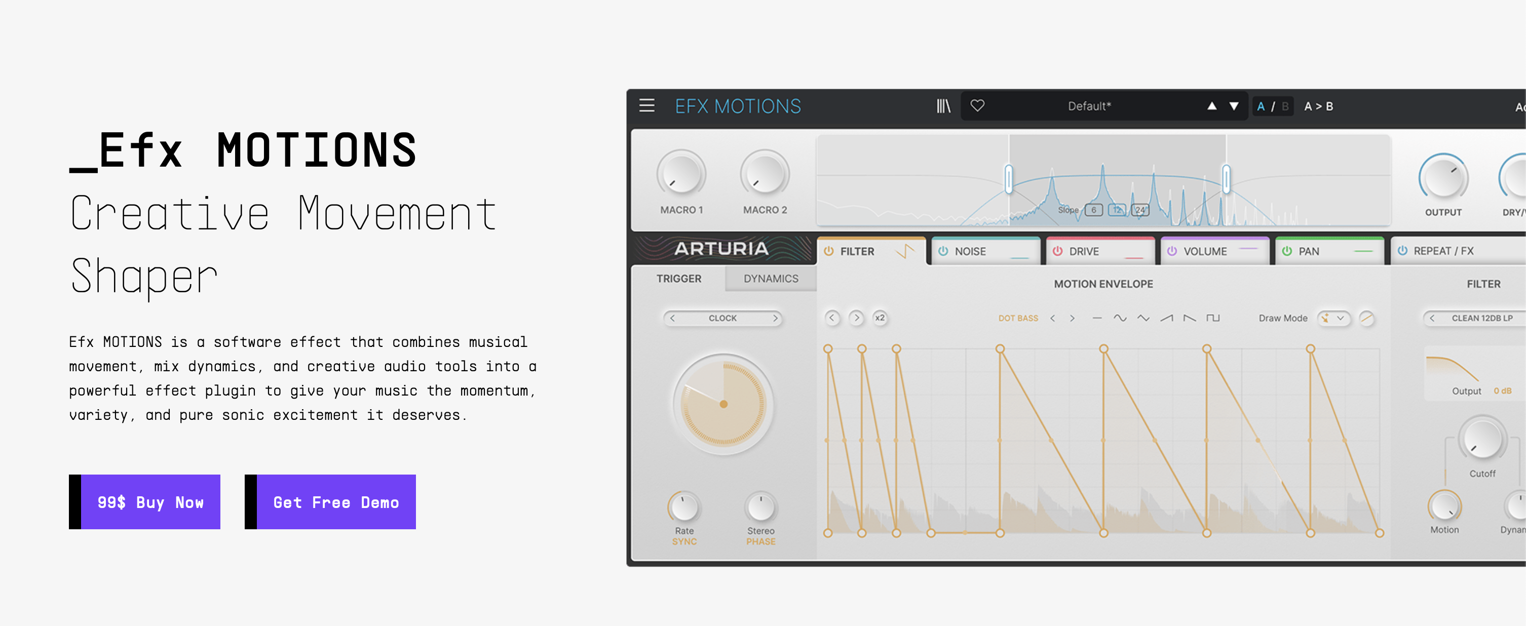 Arturia Efx MOTIONS